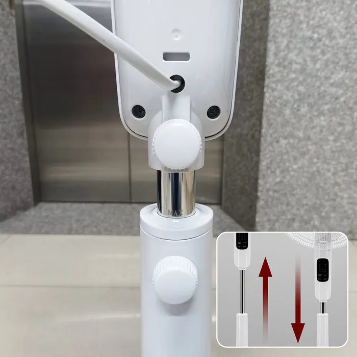 Người dùng có thể điều chỉnh chiều cao của thân máy linh hoạt từ 1180mm đến 1375mm