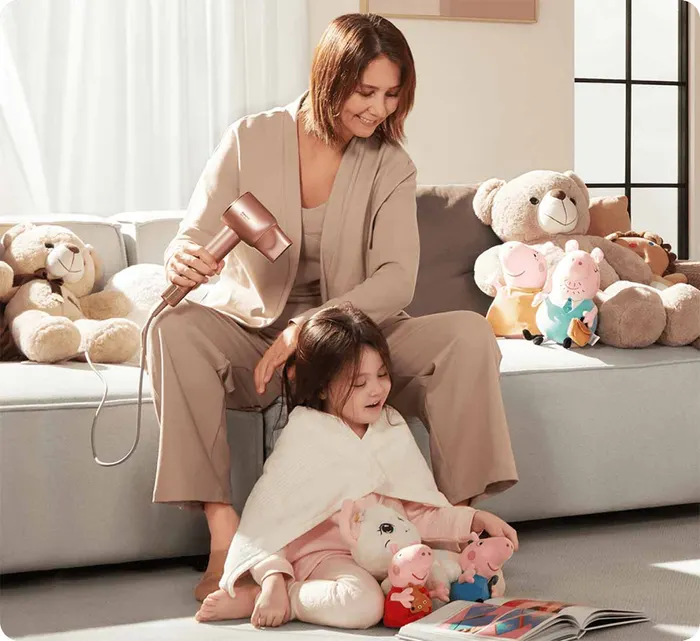 Máy sấy tóc Dreame AHDA6-RS - Màu Rose có kiểu dáng nhẹ và gọn