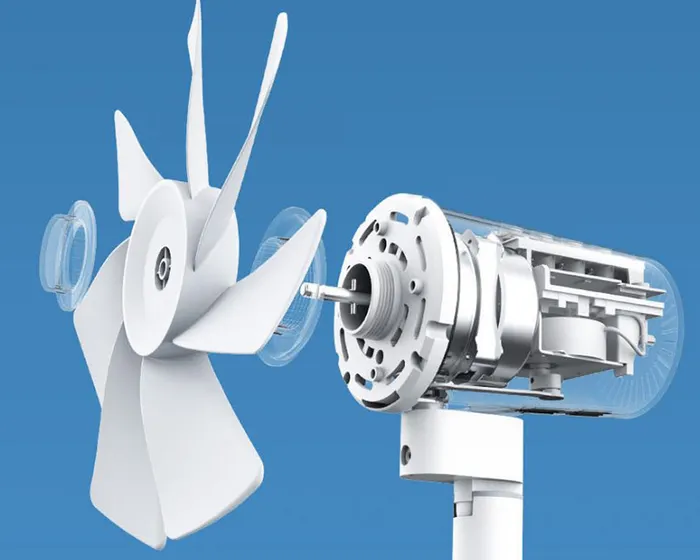 Xiaomi Mi Smart Standing Fan 2 Lite dùng DC không chổi than mạnh mẽ