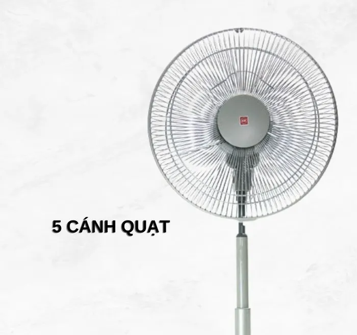 KDK N30NH (GD) gồm có 5 cánh quạt