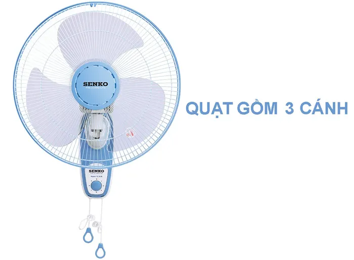 Senko TC1626 tích hợp 3 cánh quạt 