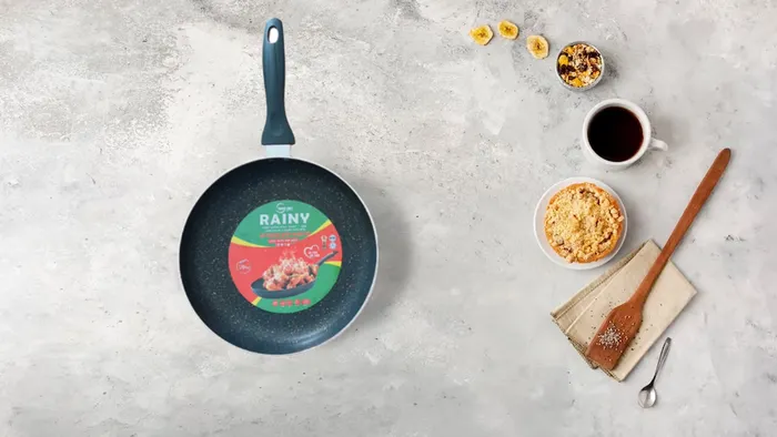 Chảo vân đá đáy từ 24cm Rainy Veinstone RNT24TT