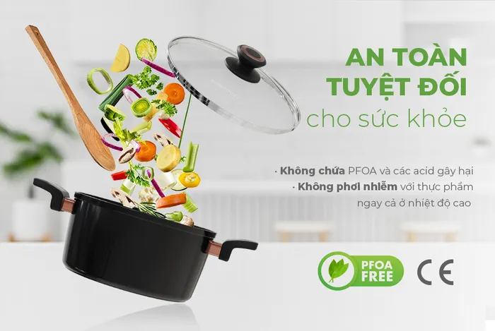 Chất liệu cao cấp – an toàn cho sức khỏe
