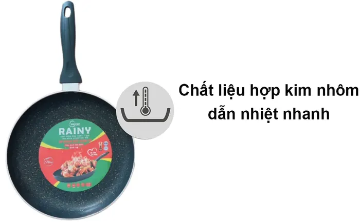 Chảo Rainy Veinstone RNT24TT chất liệu hợp kim nhôm