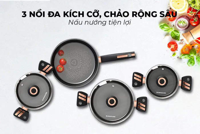 Nấu nướng đa năng – an toàn – tiện lợi
