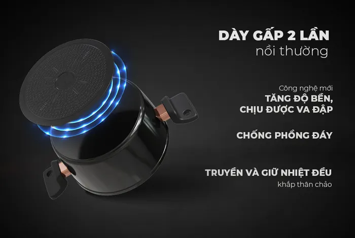 độ dày gấp 2 lần