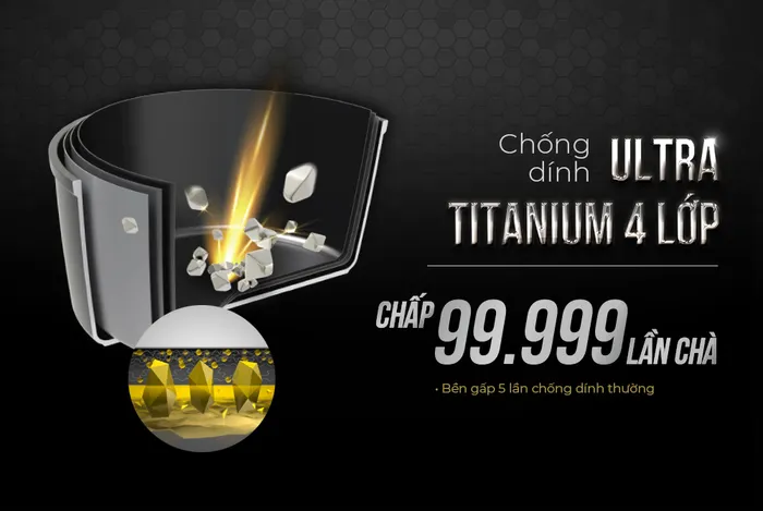 Chống dính tối ưu – độ bền vượt trội