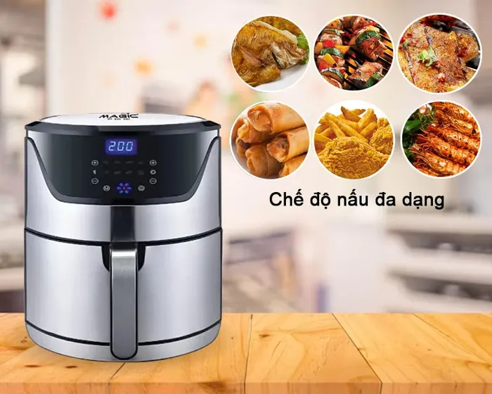Nồi chiên Magic Eco AC-122 chế độ nấu đa dạng