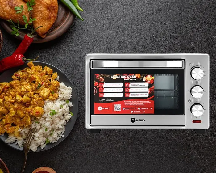 Mishio MK 254 25 lít có khả năng làm chín nhanh nhờ công suất mạnh mẽ