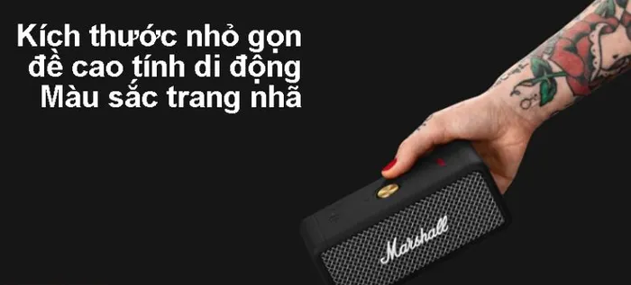 Thời gian chơi nhạc lên đến 20 giờ, tích hợp đèn báo tình trạng pin tiện lợi