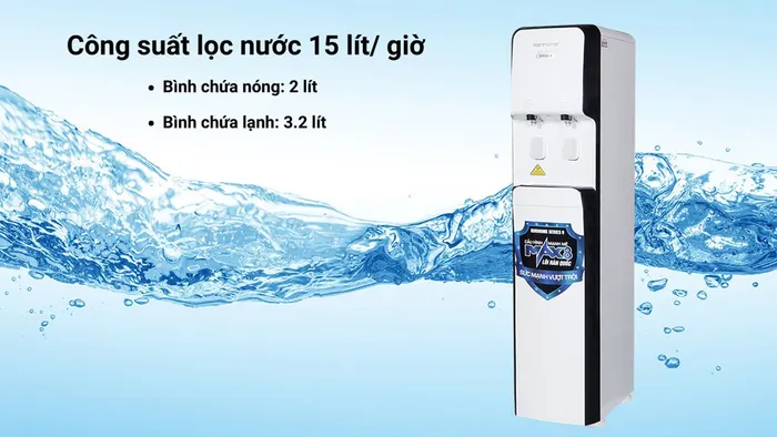 Korihome WPK-938 8 lõi hoạt động công suất lọc tối đa 15 lít/ giờ
