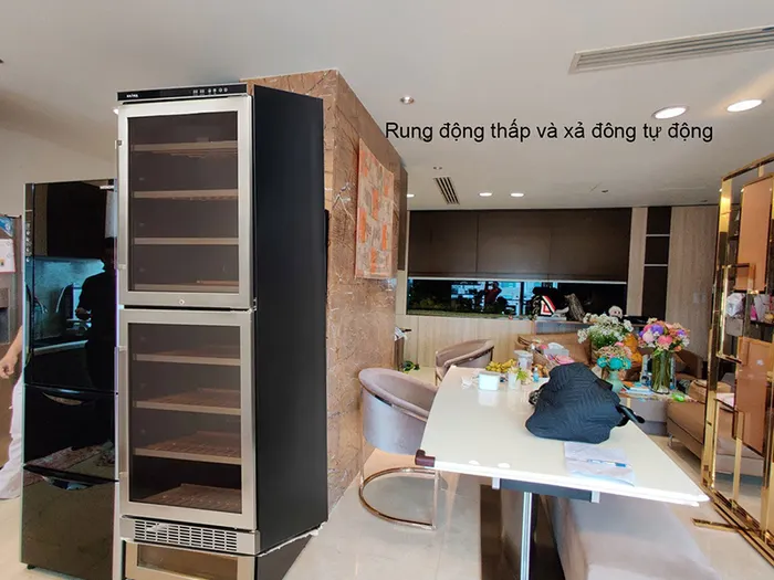 Rung động thấp và xả đông tự động