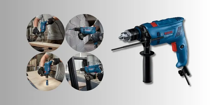 Bosch GSB 600 có khả năng khoan trên nhiều vật liệu