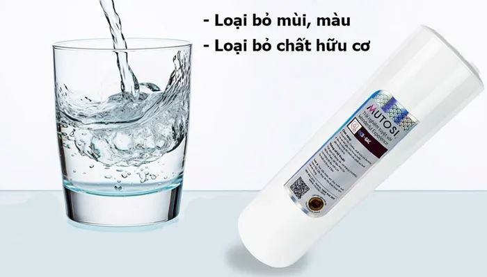 Lõi số 2 OCB - GAC giúp nước sạch khuẩn, tinh khiết