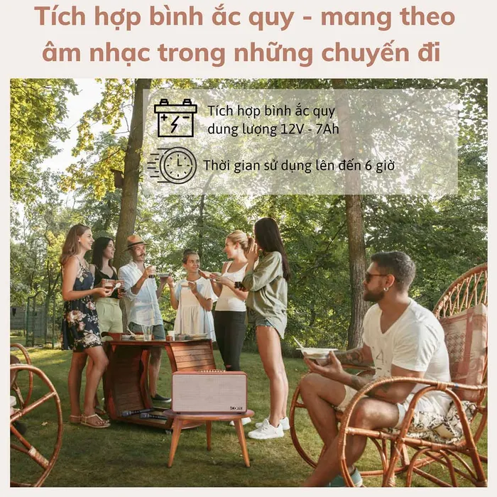 Thời lượng sử dụng có thể lên đến 6 giờ
