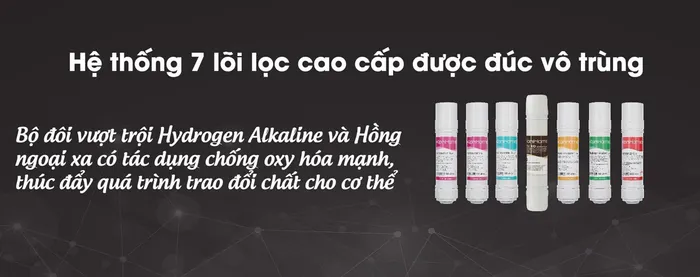 Hệ thống 7 lõi lọc máy lọc nước Korihome WPK-928 
