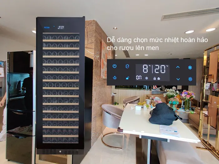 Dễ dàng chọn mức nhiệt hoàn hảo cho rượu lên men
