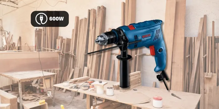 Máy Khoan Động Lực Bosch GSB 600 dùng điện và có công suất 600W