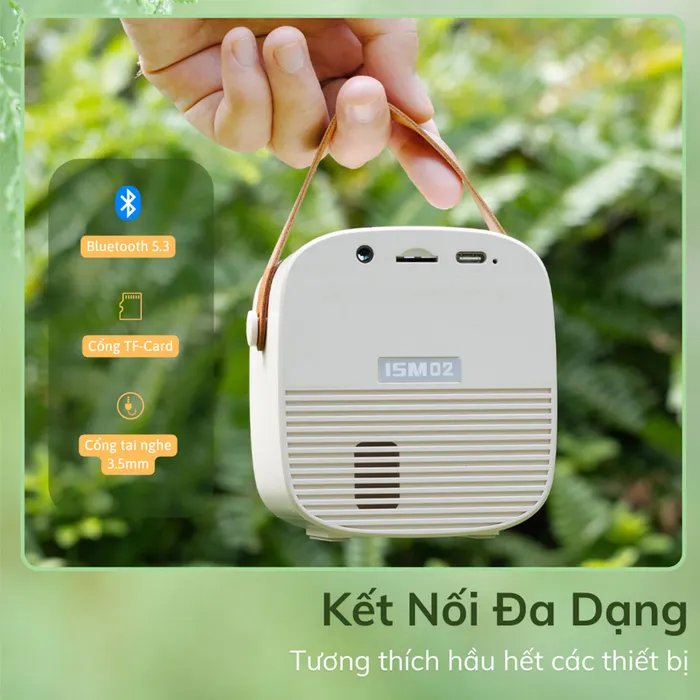 Loa iCore ISM02 hỗ trợ đa dạng phương thức kết nối