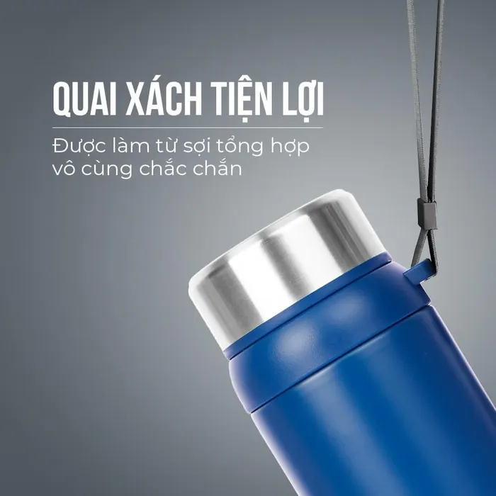 Bình giữ nhiệt trang bị quai xách tiện lợi