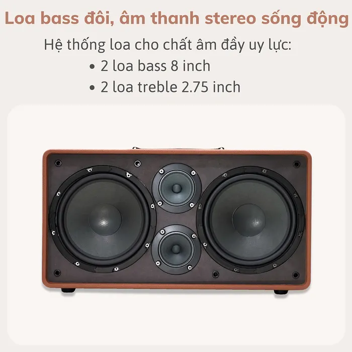 Hệ thống củ loa ấn tượng