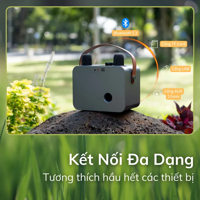 Dễ dàng kết nối với loa bằng nhiều phương thức