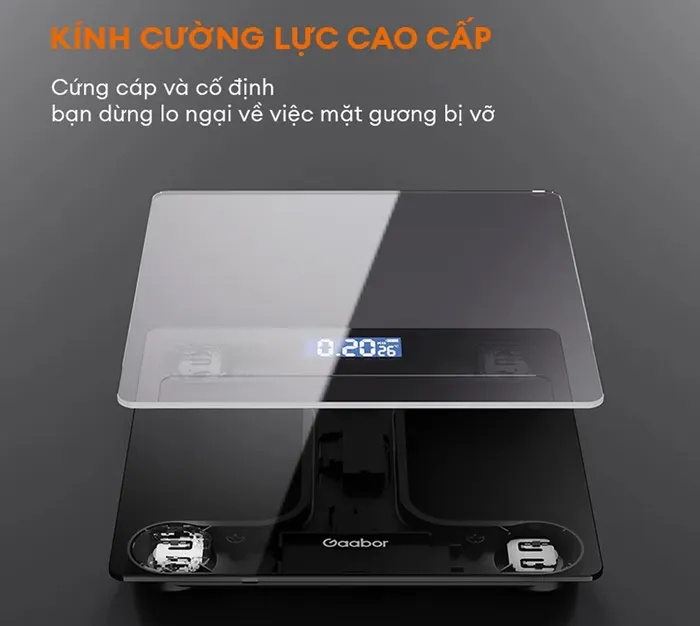 Mặt kính cường lực cân điện tử Gaabor GWS-M01A 