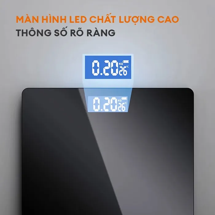 Cân điện tử Gaabor GWS-M01A trang bị màn hình LED
