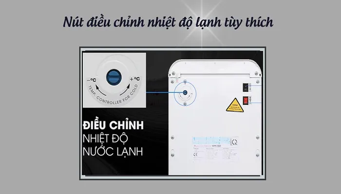 Nút điều chỉnh nhiệt độ nóng lạnh máy lọc nước Korihome WPK-928