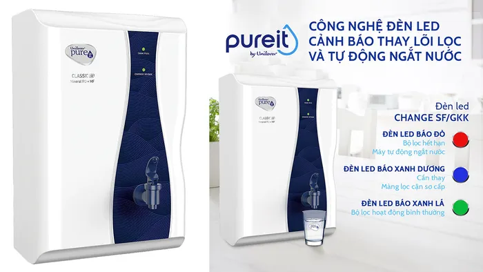 Cảnh báo 15 ngày trước khi bộ lọc hết công suất lọc