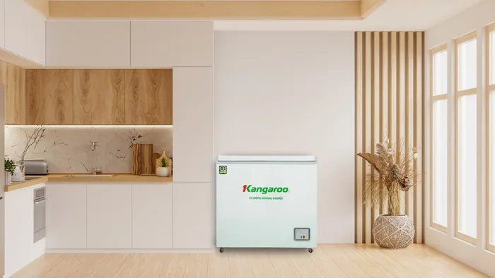 Tủ Đông Kangaroo 140 Lít KG140C1N sở hữu kiểu dáng thon gọn