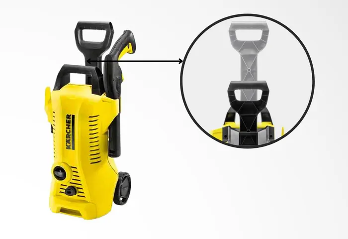 Tay cầm của máy phun xịt cao áp Karcher K 2 Power Control Car *EU và phụ kiện 1.4 kW 