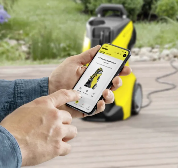 Karcher K 2 Power Control Car *EU và phụ kiện 1.4kW tích hợp kết nối nhanh trên thiết bị