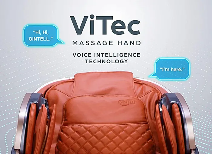 Điều khiển giọng nói tích hợp trong ghế Massage Despace Gintell UFO-X 