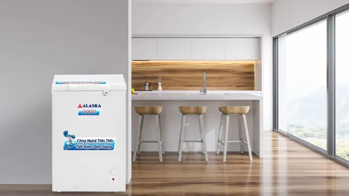 Tủ Đông Alaska 103 Lít BD-150 có kiểu dáng nhỏ gọn