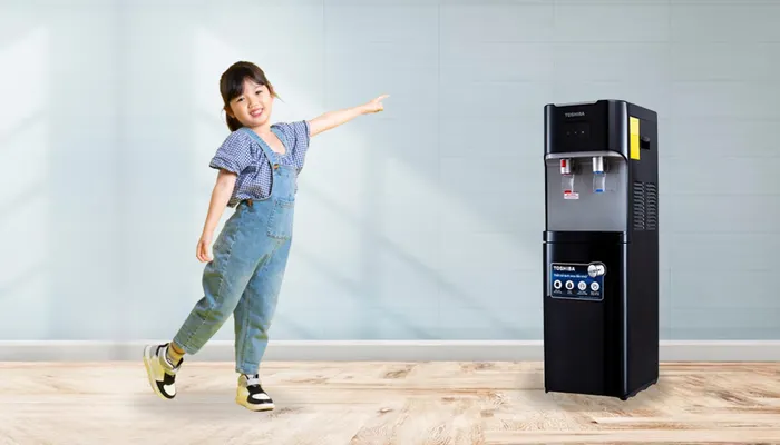 Toshiba RWF-W1664TV (K1) trang bị khóa vòi nóng an toàn 