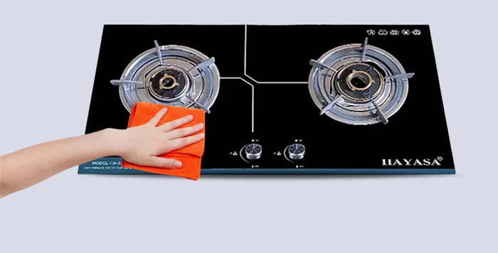Cách vệ sinh bếp gas âm Hayasa HA-3333KGCL 