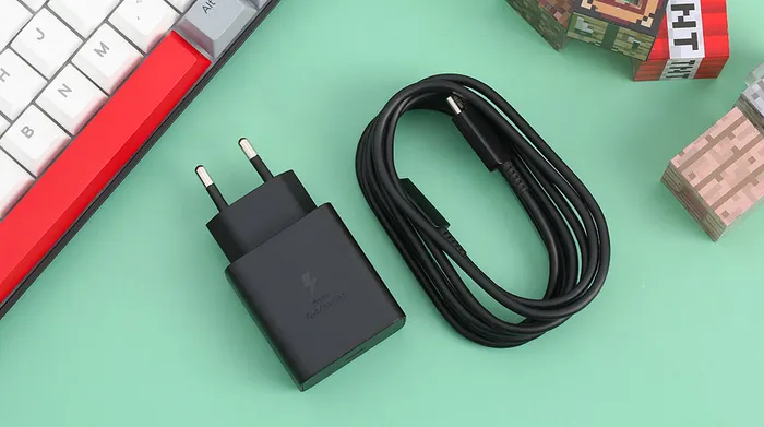 Bộ Adapter sạc kèm cáp Type C - Type C PD 45W Samsung EP-T4510X Đen - Dây cáp sạc