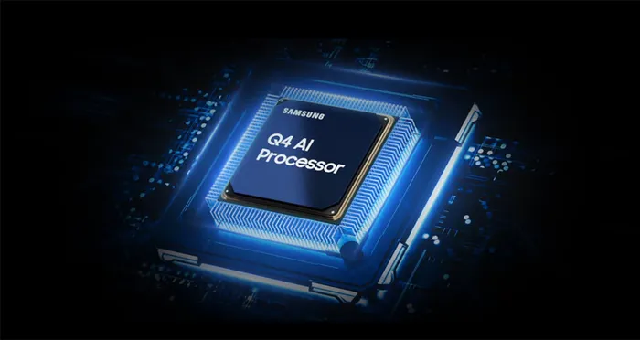 Bộ xử lý Q4 AI Tivi Samsung QLED 4K Vision AI 43 Inch QA43Q7FA
