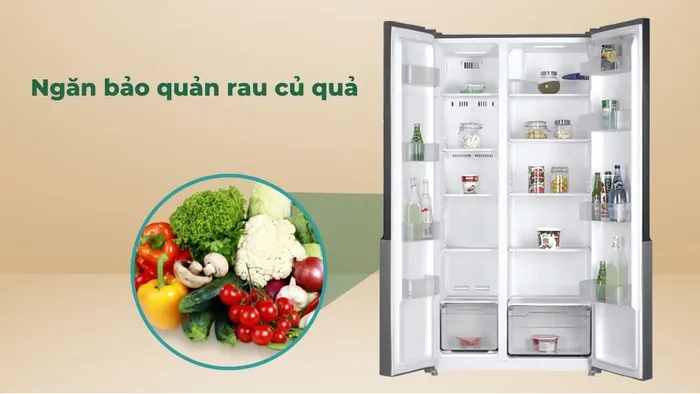 Ngăn bảo quản rau củ quả có thể duy trì nhiệt độ lý tưởng