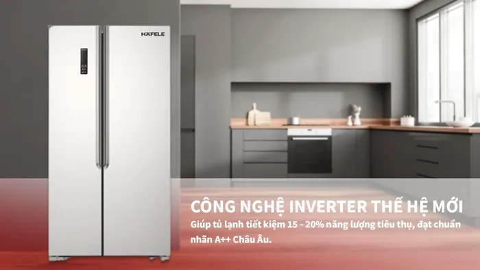 Công nghệ Inverter thế hệ mới giúp tủ tiết kiệm điện đáng kể