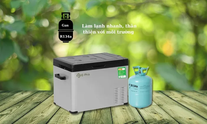 E-Pro VEP-PF-A-C25 sử dụng loại gas làm lạnh R134a thân thiện môi trường