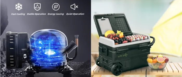 Tủ Lạnh Di Động E-Pro VEP-PF-A-TWW45 vận hành yên tĩnh, giảm thiểu tiếng ồn khó chịu