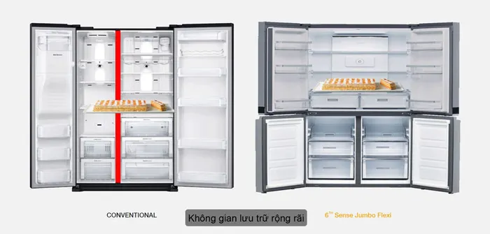 Không gian lưu trữ rộng rãi