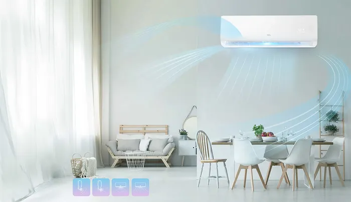 Cánh đảo gió 4 chiều làm mát toàn diện không gian