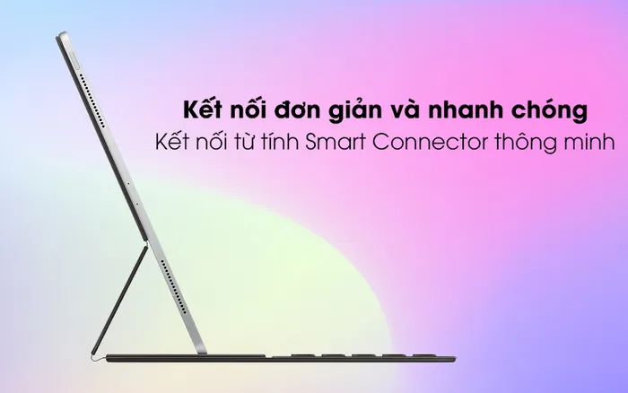 Bàn phím Smart Keyboard iPad Pro 12.9 (MXNL2ZA/A) - Kết nối