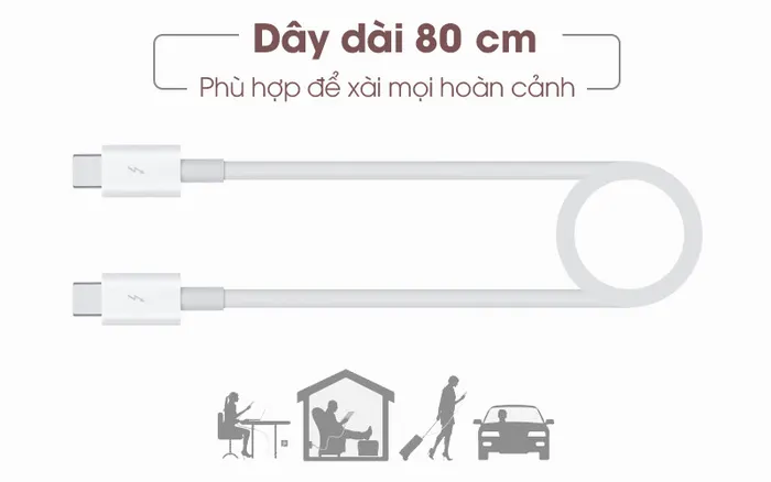 Cáp Type-C - Type-C 80 cm Apple MQ4H2