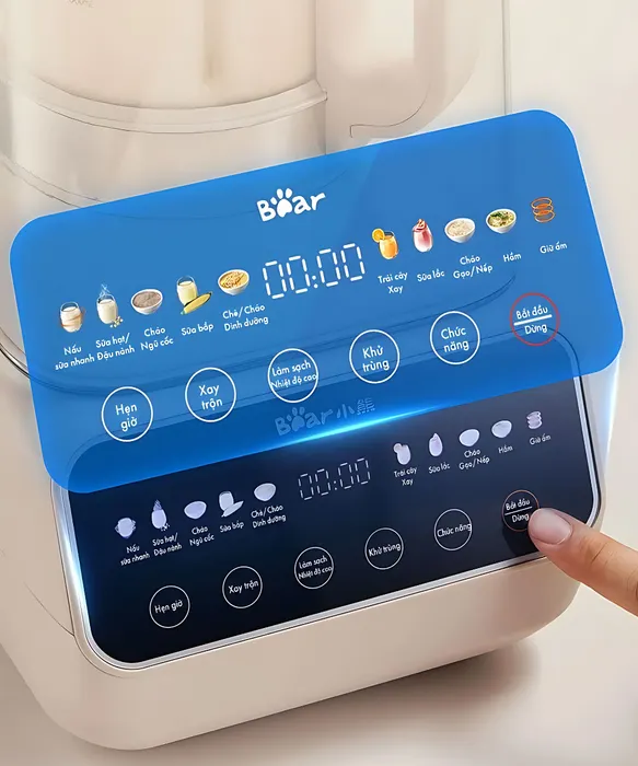 Bear PBJ-D08T1 điều khiển cảm ứng