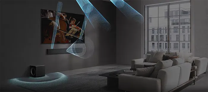 Hệ thống 3.1.2 kênh bộ loa thanh Samsung HW-QS700F/XV 345W