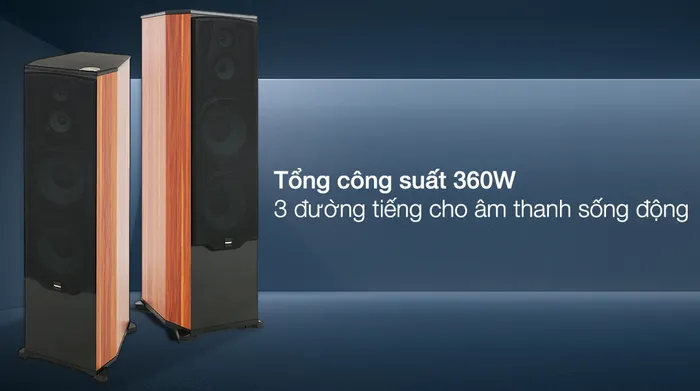 Cặp loa Paramax LX-280 - Công suất